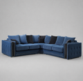 Bentley, Corner, Matte Velvet, Blue + Black