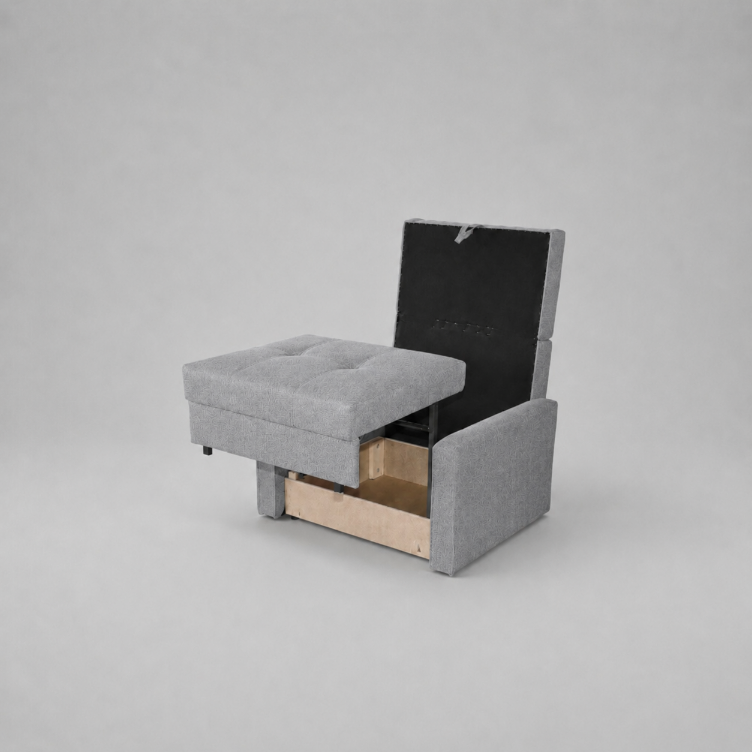 Viva Sofabeds, 1 Seater, Grey
