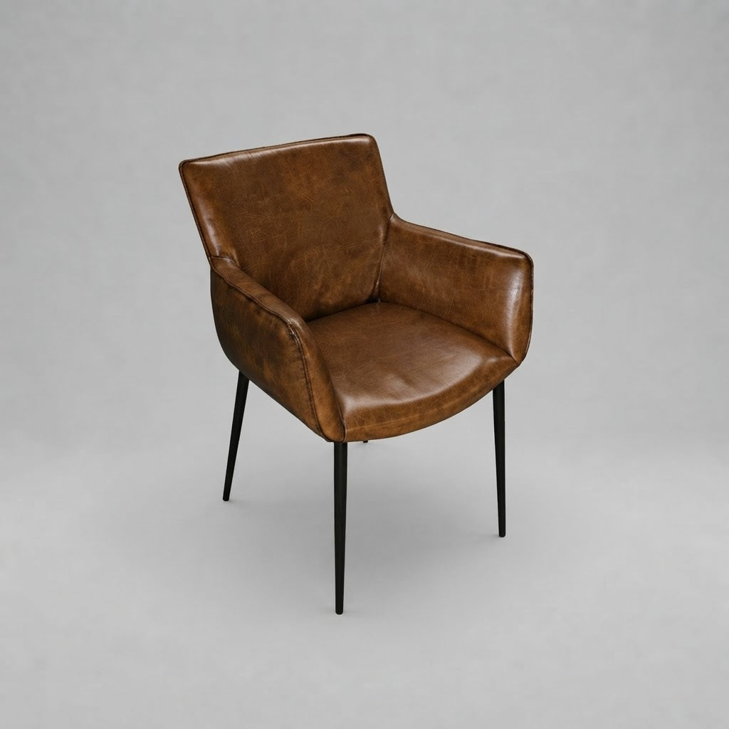 Rustic 02, Dining Chair, Brown