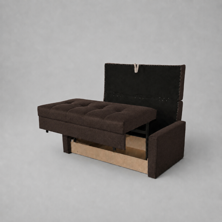 Viva Sofabeds, 3 Seater, Brown