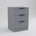 Grey Bedside Drawer Table