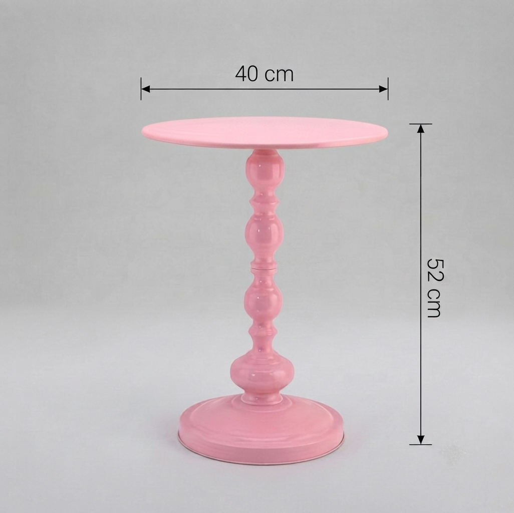 Pink End Table