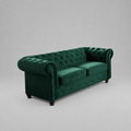Infinity Plush Fabric, 2 Seater, Green
