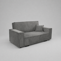 Viva Deluxe Sofabeds, 3 Seater, Jumbo Cord, Grey