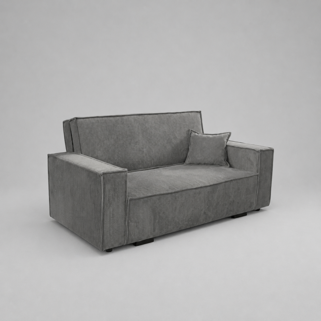 Viva Deluxe Sofabeds, 3 Seater, Jumbo Cord, Grey