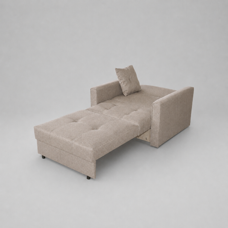 Viva Sofabeds, 1 Seater, Beige