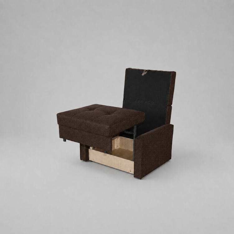 Viva Sofabeds, 1 Seater, Brown