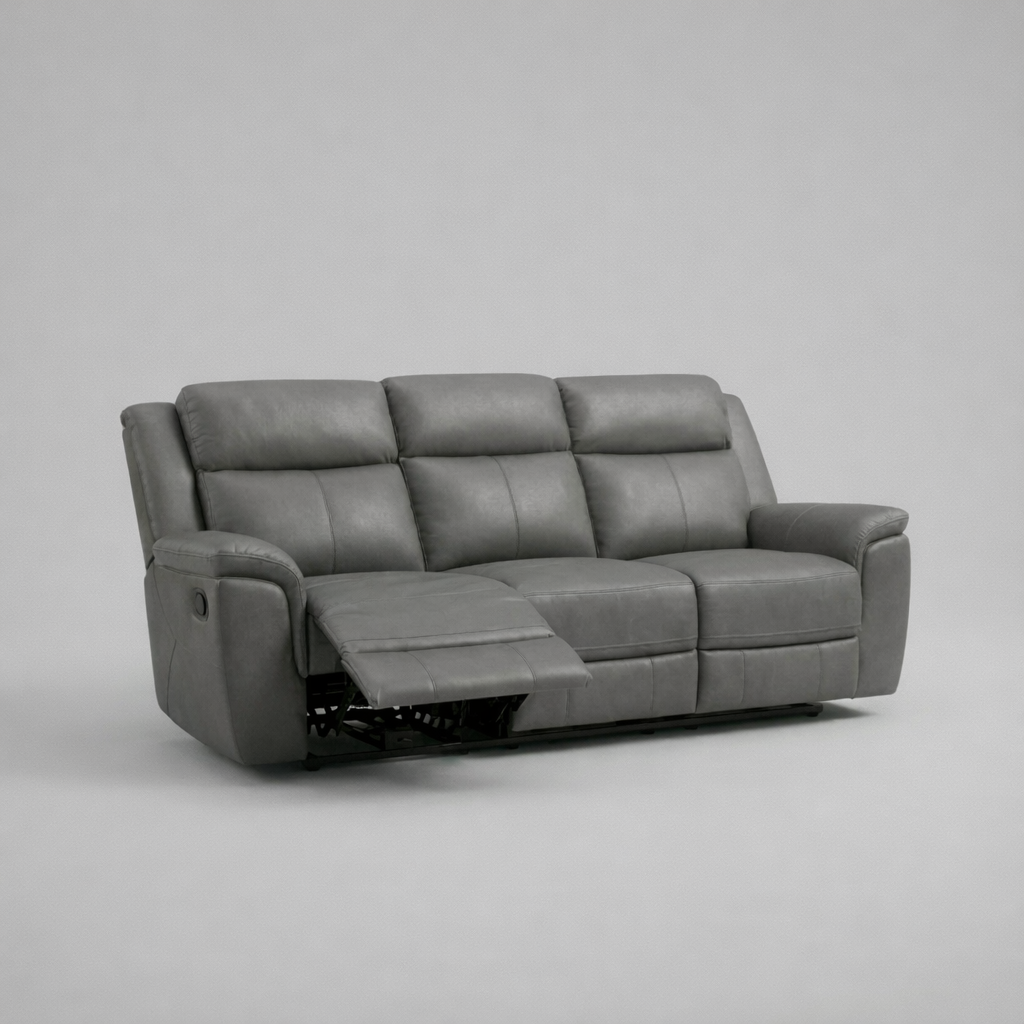 Torino, 3 Seater Sofa, Grey