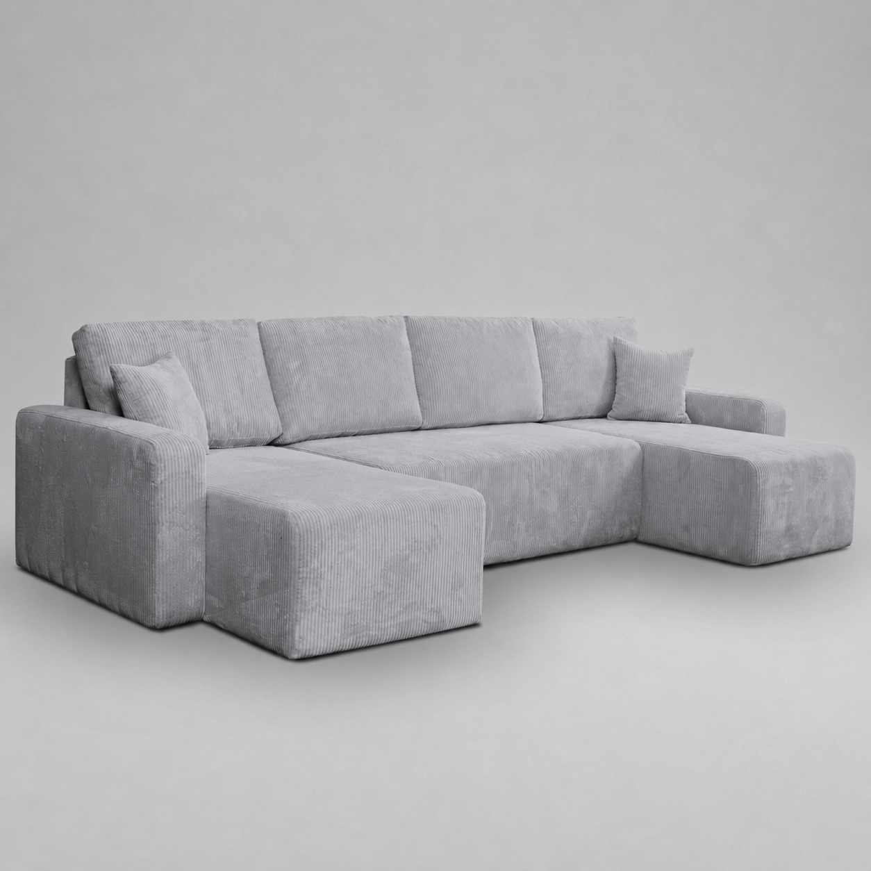 Yasmine U Shaped Sofabeds, Grey
