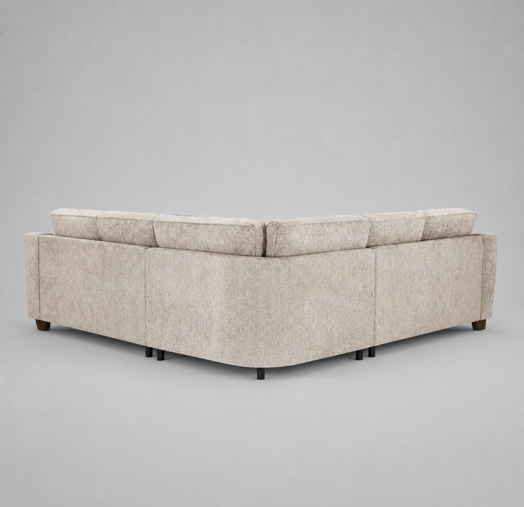 Nabraska, 5 seater Corner, Beige