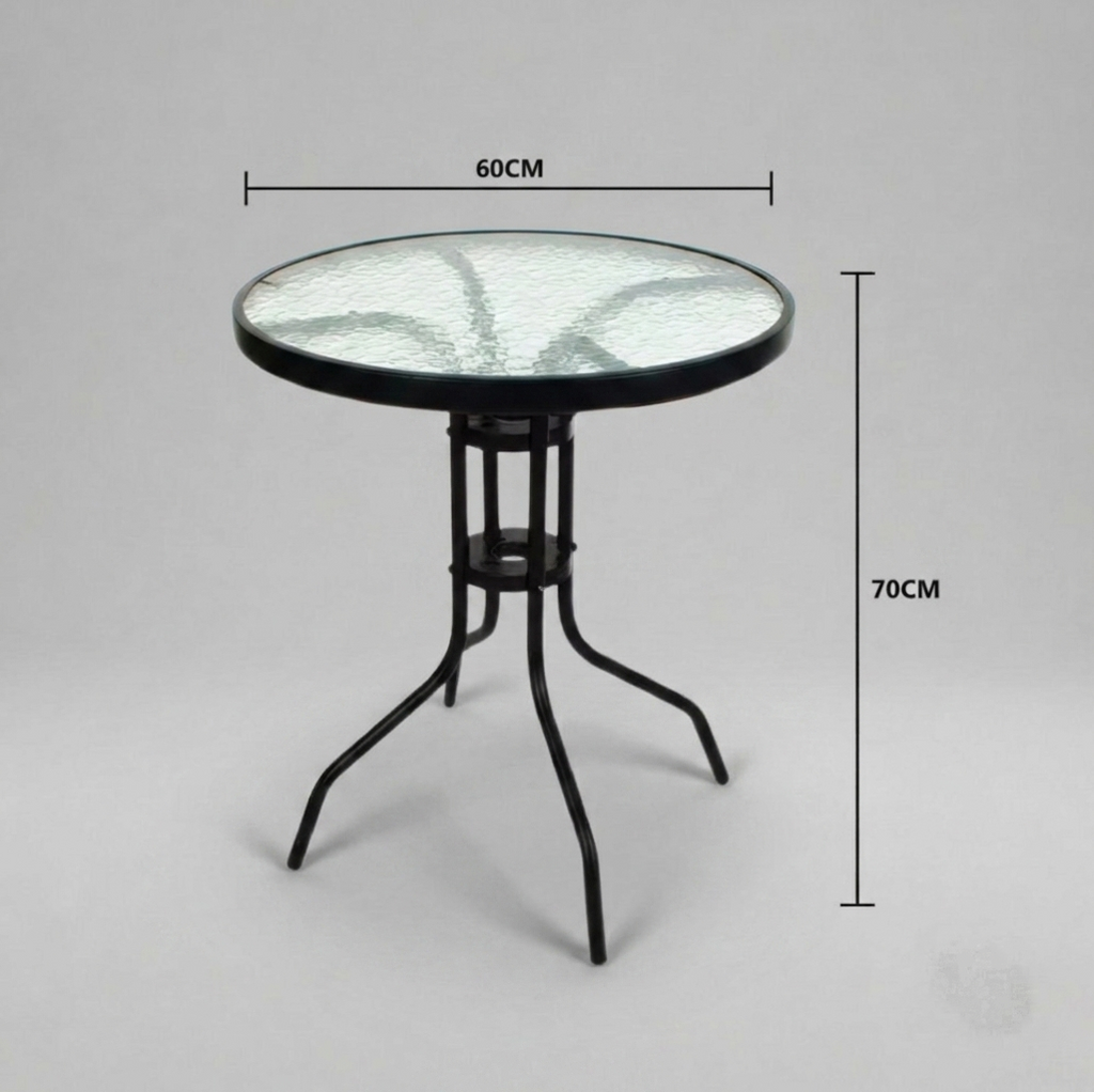 Glass Balcony Table