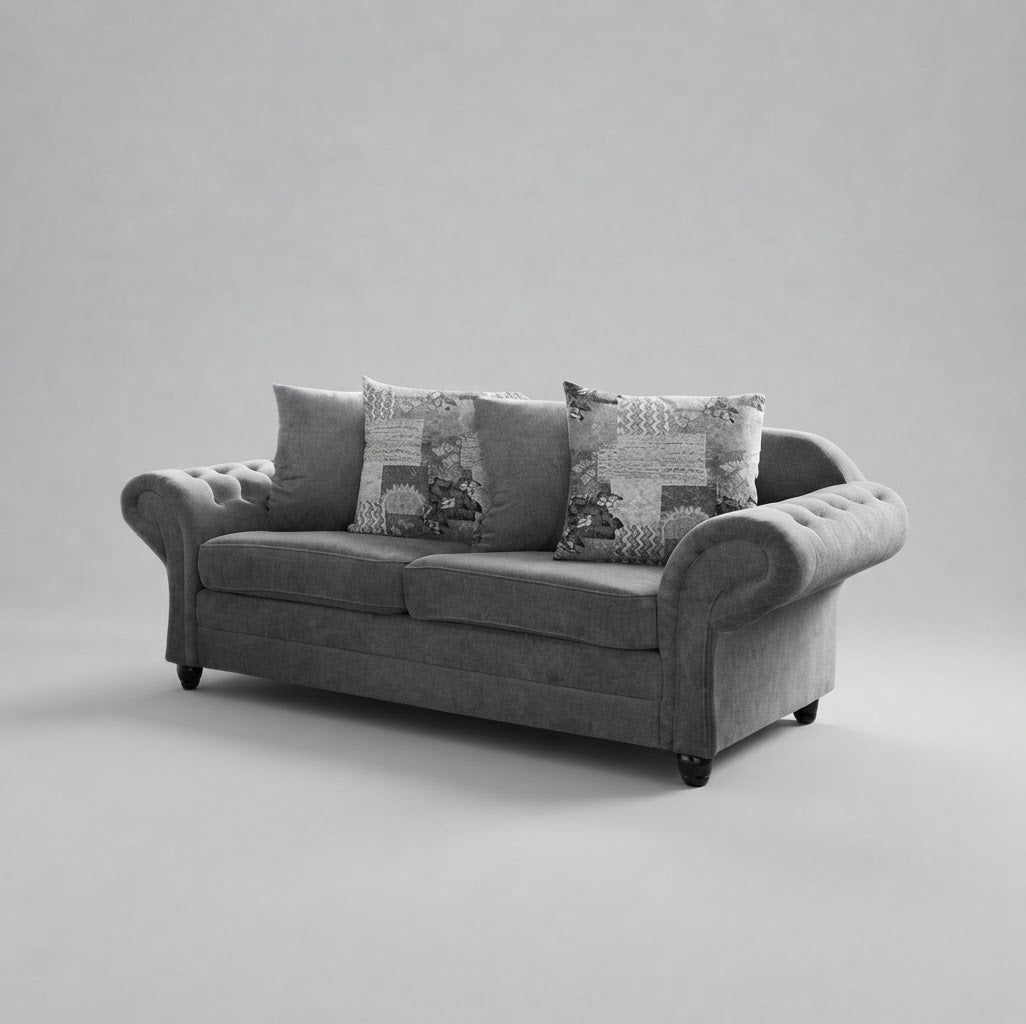 Olivia, 3+2 Seater - Grey