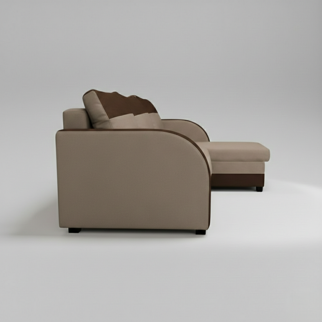 Jozef Sofabeds, Corner, Beige + Brown