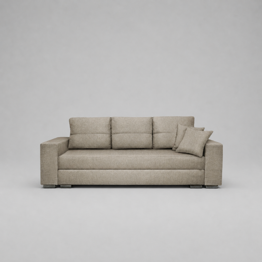 Rita Sofabeds, 3 Seater, Beige