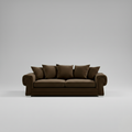Verona Scatter 3 Seater Brown