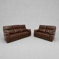 Martino, 3+2 Seater Sofa, Brown