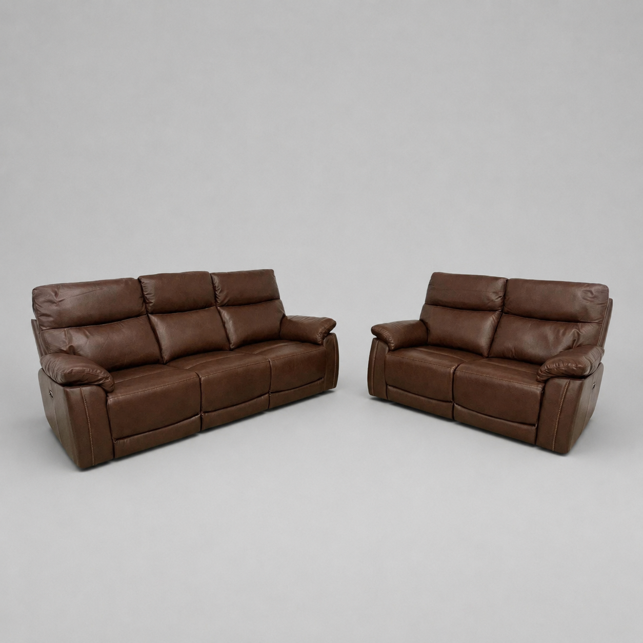 Martino, 3+2 Seater Sofa, Brown