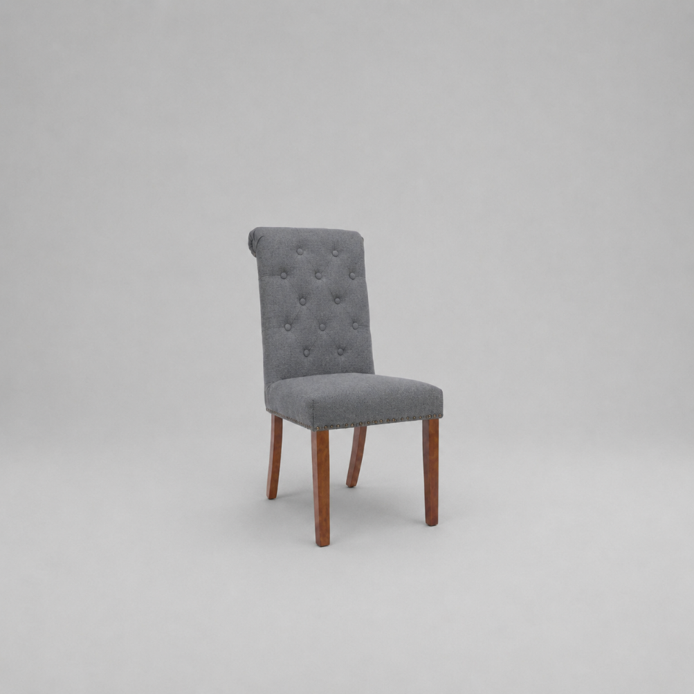 Dappa Wooden, Dining Chair, Grey