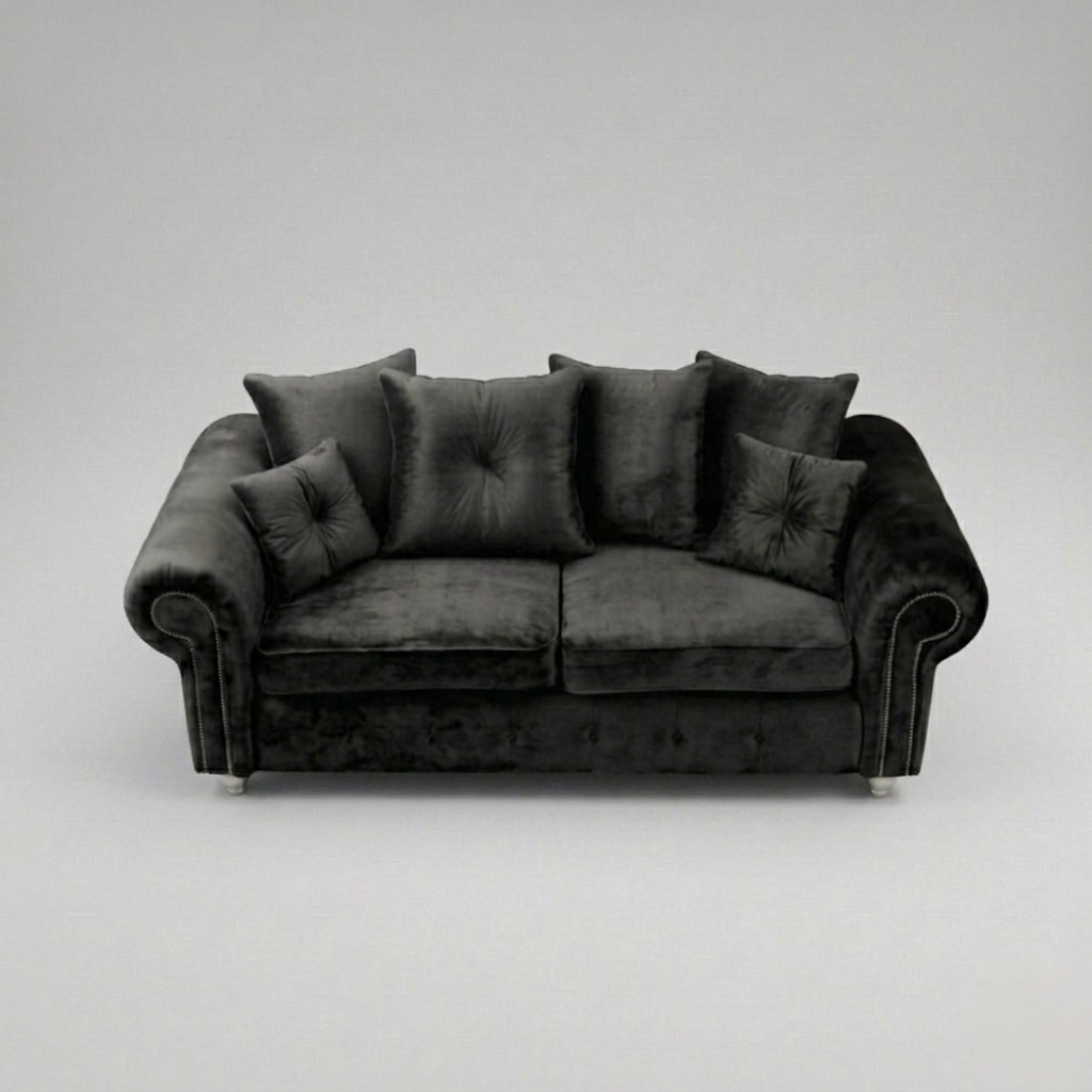 Olimpia Black 3 seater