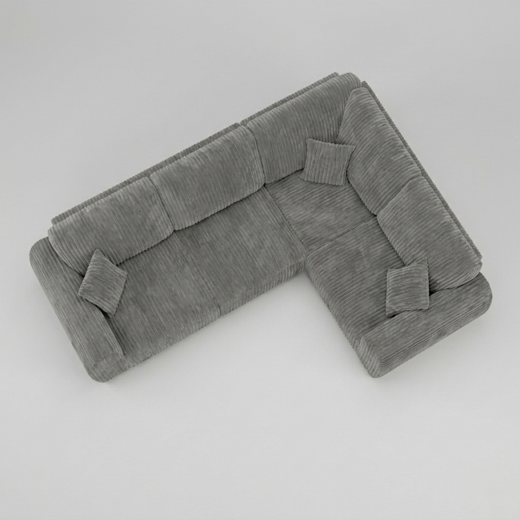 Vinci, L Corner, Grey