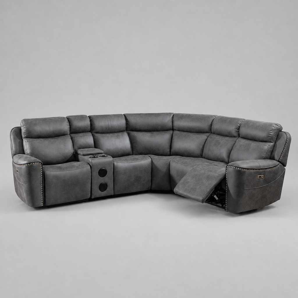Techtronic (Tech Console), Corner Sofa, Grey
