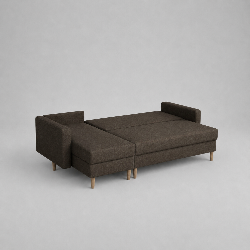 Ana Sofabeds, Corner, Brown
