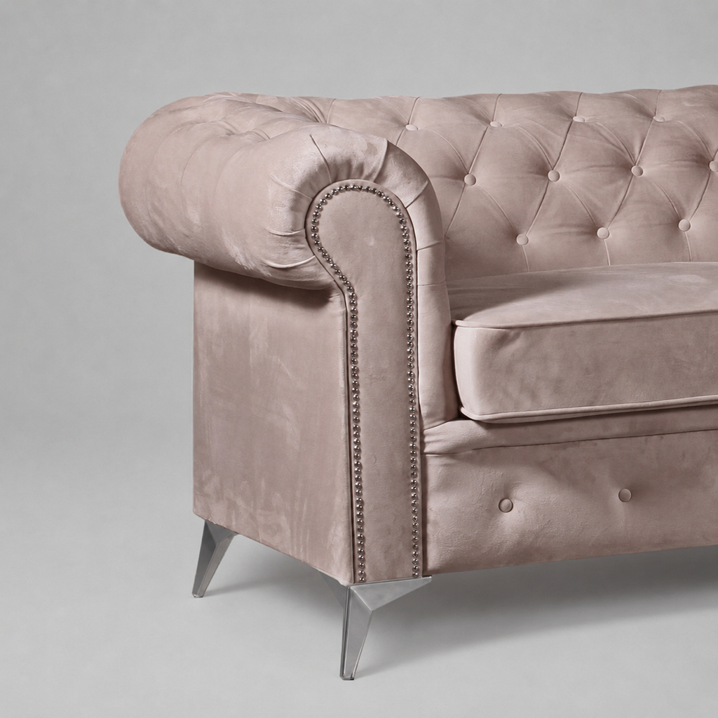 Roma Chesterfield, Corner, Beige