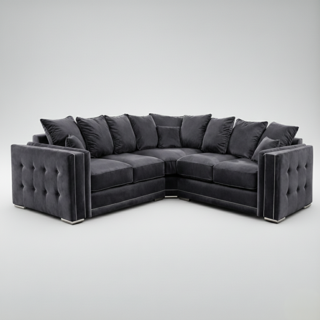 Bentley, Corner, Dark Charcoal Grey