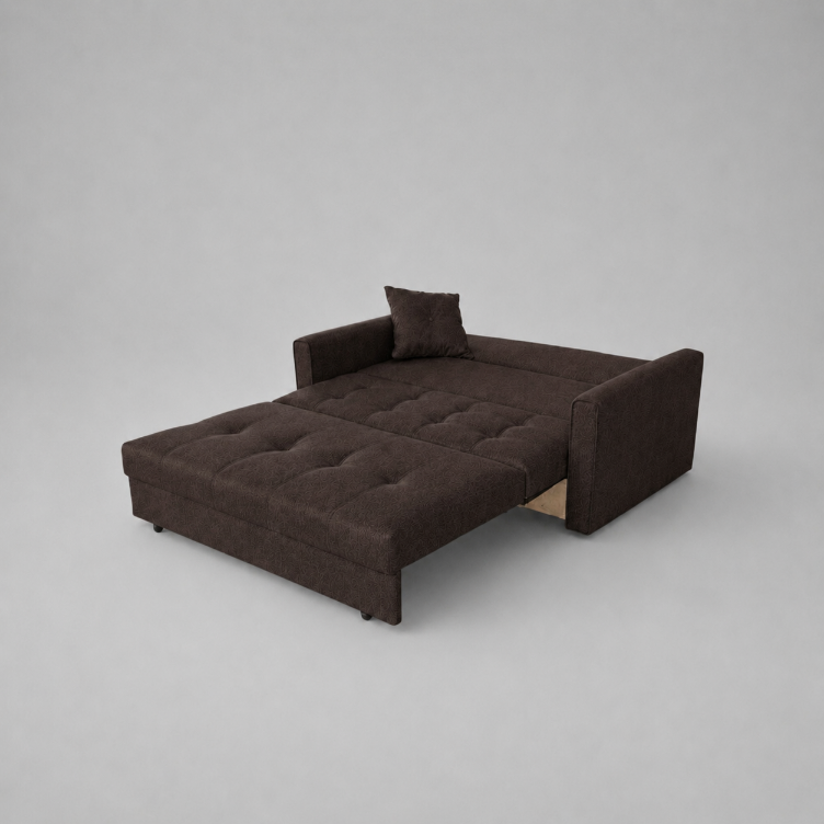 Viva Sofabeds, 3 Seater, Brown