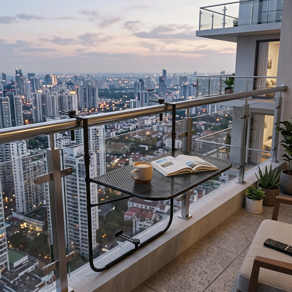 Foldable Balcony Table