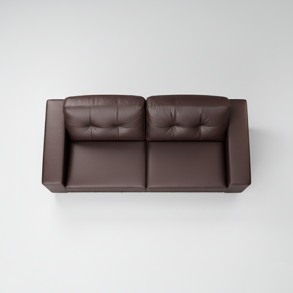 Jerry, 3 Seater, Dark Brown