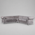 Roma Chesterfield, Corner, Grey