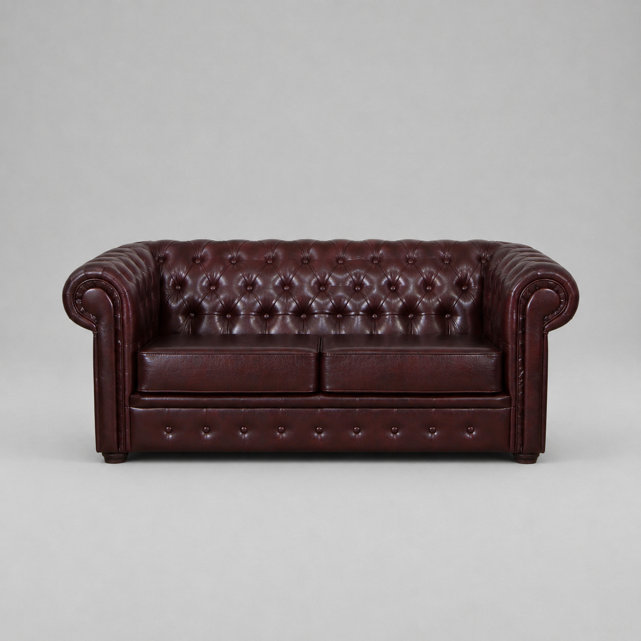 Chesterfield, 2 Seater, Antique brown