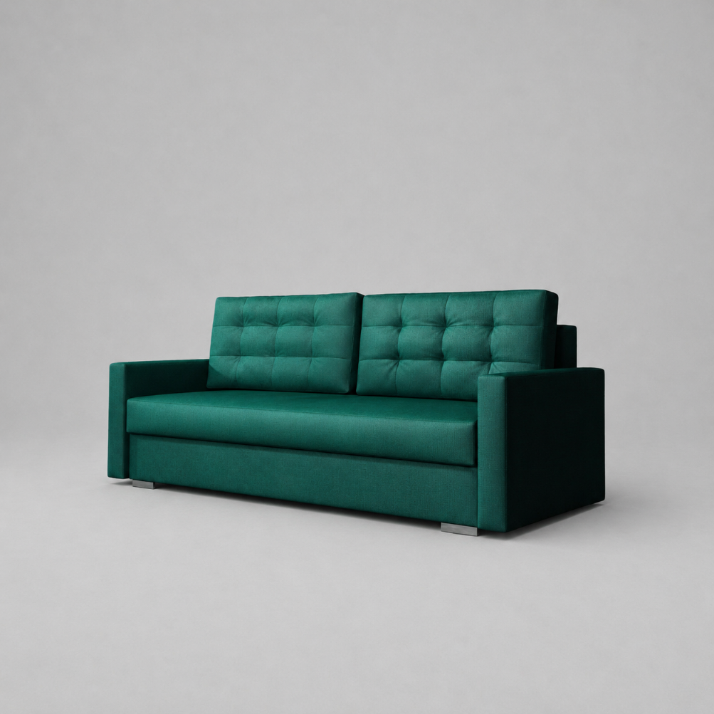 Stella Sofabeds, 3 Seater, Green