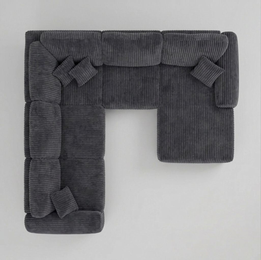 Vinci, U Corner, Dark Grey
