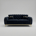 Royal Sofa Set 2 Seater Navy Blue