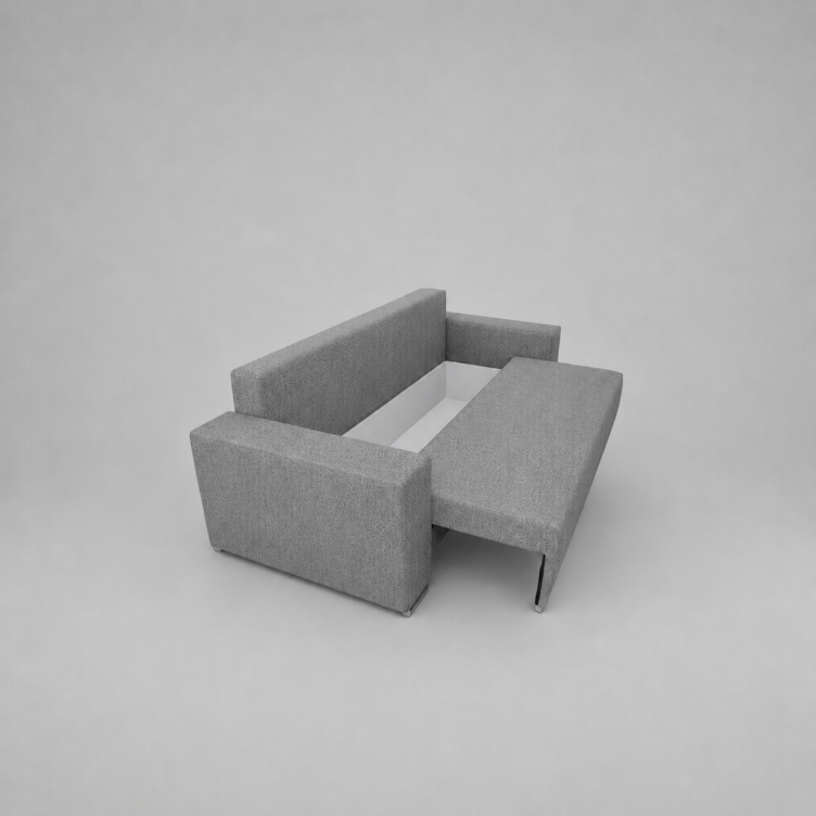 Rita Sofabeds, 3 Seater, Grey