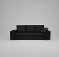 Rita Sofabeds, 3 Seater, Black