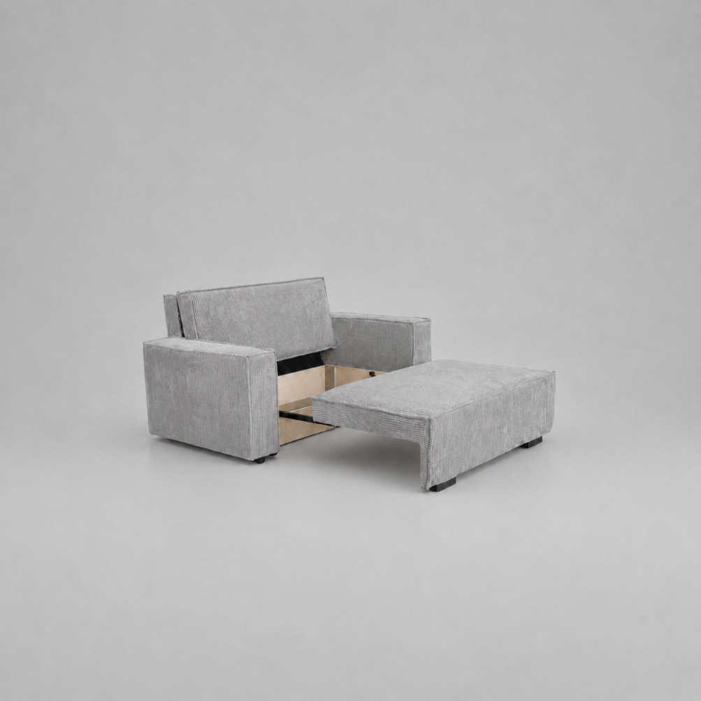 Viva Deluxe Sofabeds, 2 Seater, Jumbo Cord, Mink