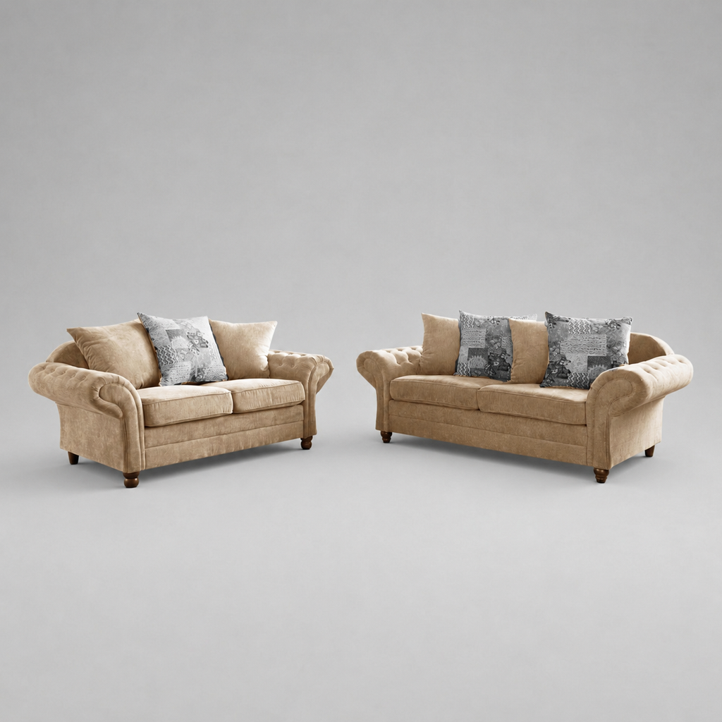 Olivia, 3+2 Seater - Beige