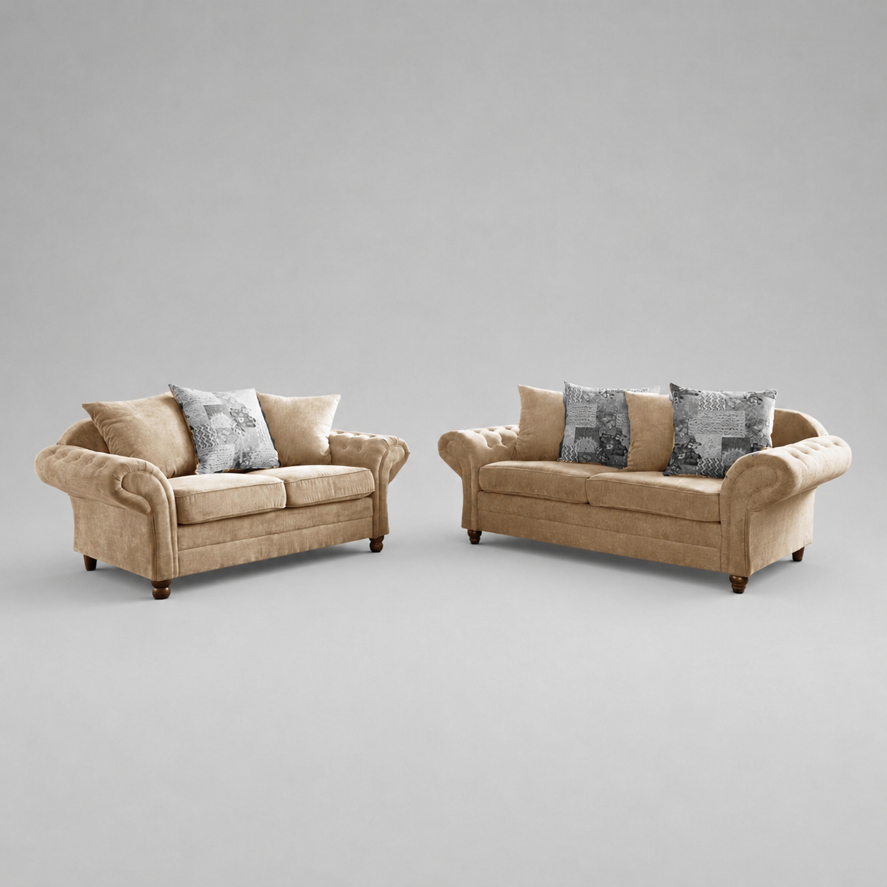 Olivia, 3+2 Seater - Beige