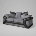 Dino, 2 Seater, Grey + Black