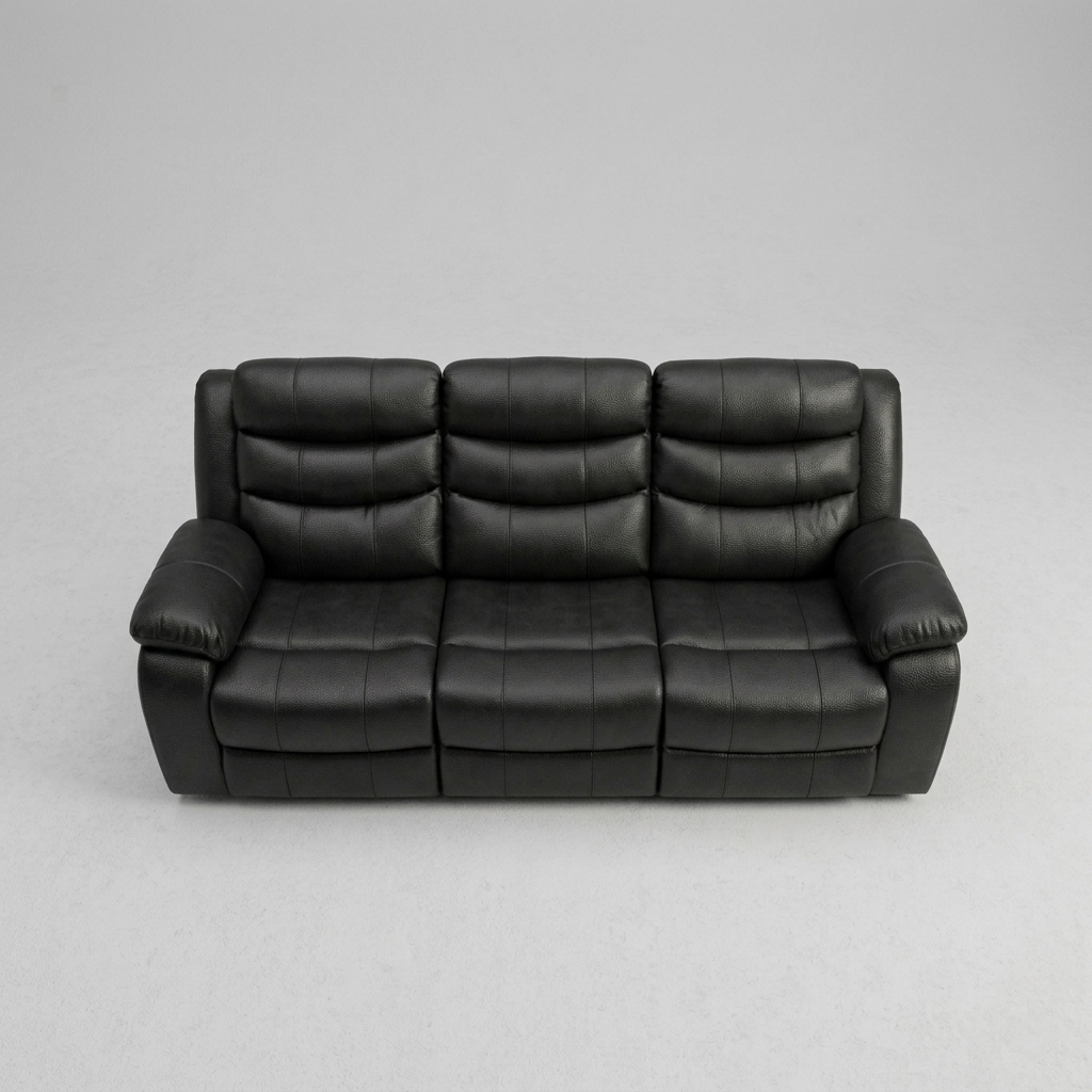 Vista, 3 Seater, Black