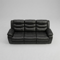 Vista, 3 Seater, Black