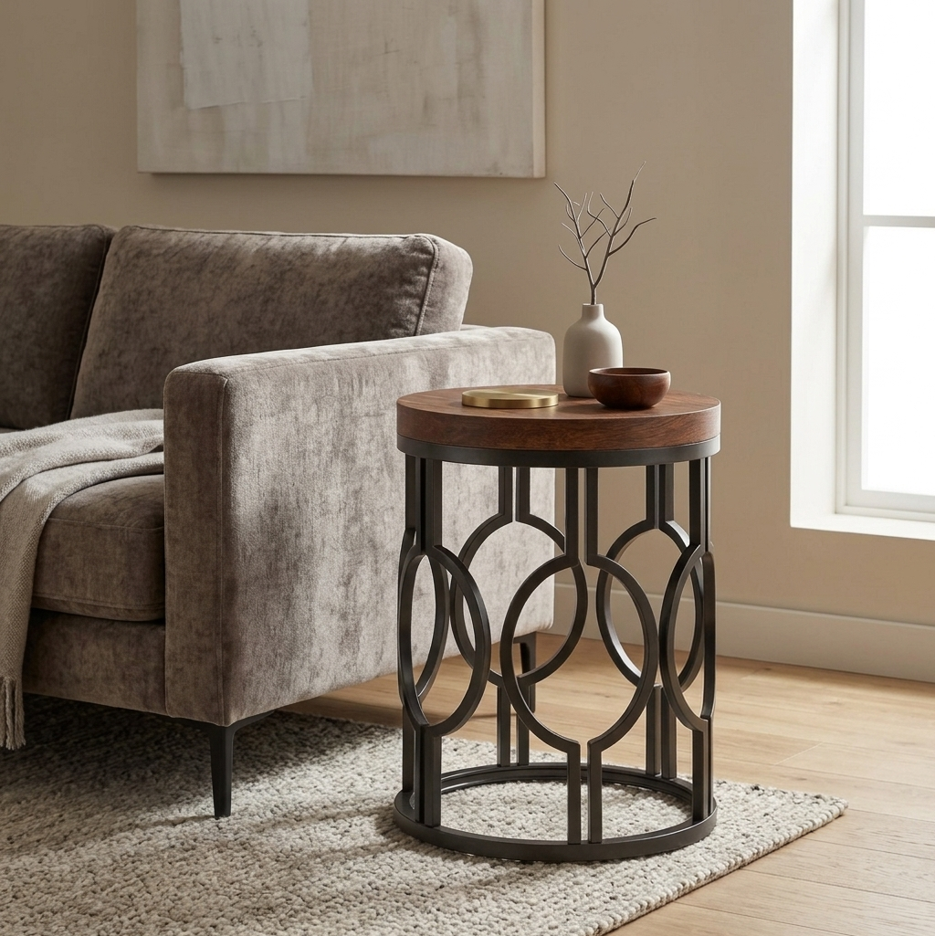 Wooden side table