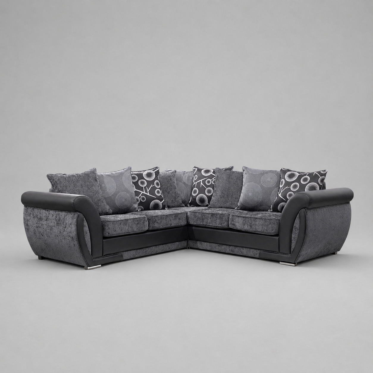 Shannon, Corner, Black + Grey
