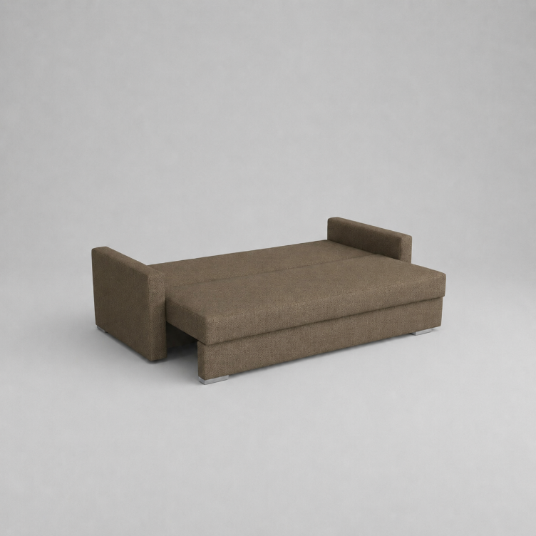 Stella Sofabeds, 3 Seater, Brown