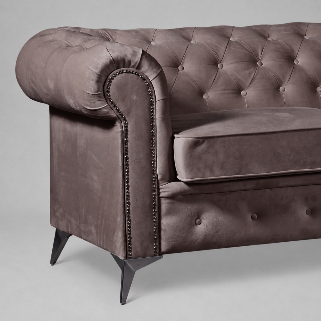 Roma Chesterfield, Corner, Taupe