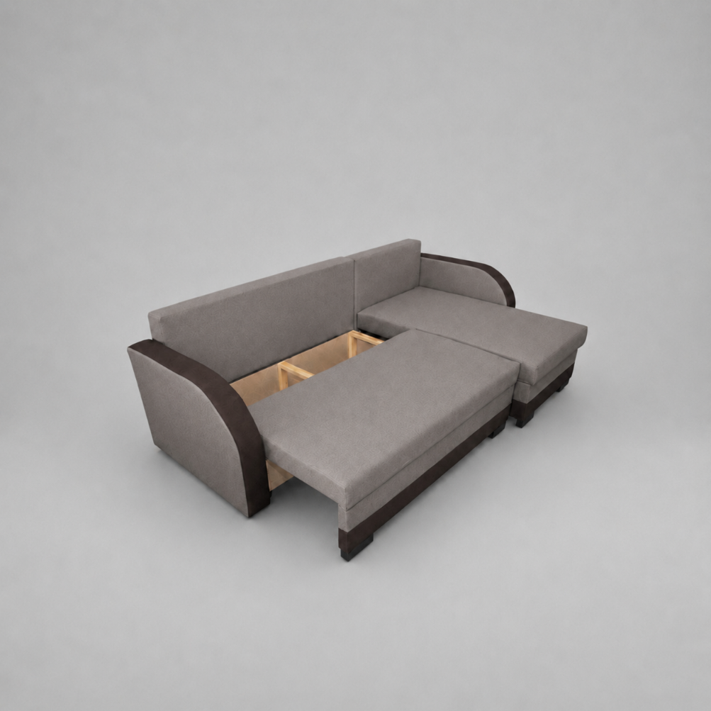 Jozef Sofabeds, Corner, Beige + Brown