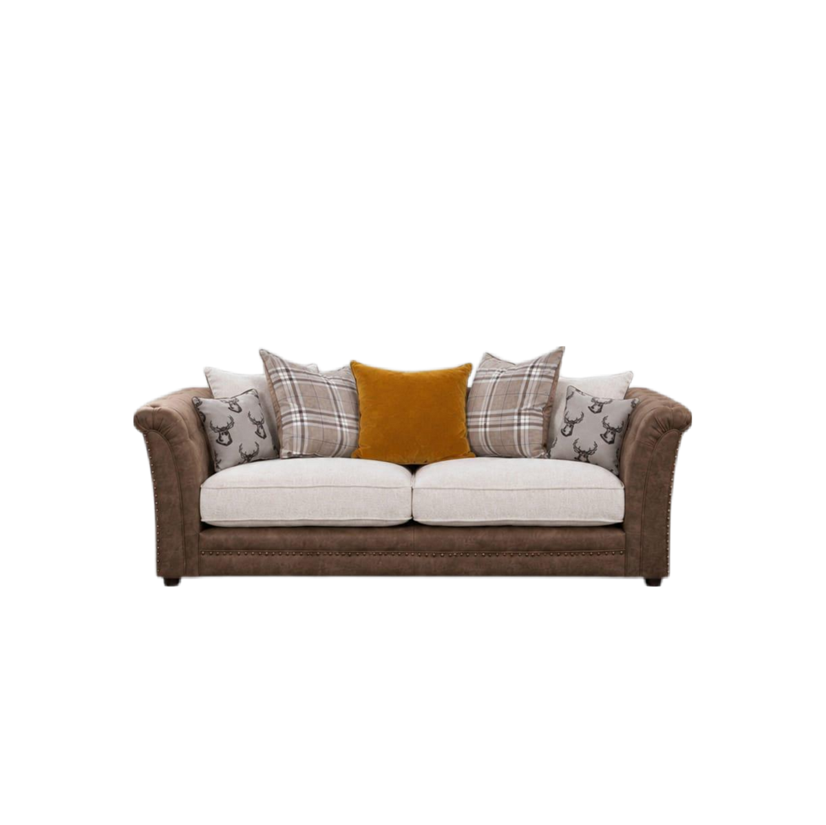 2 Seater Mink Bella Sofa